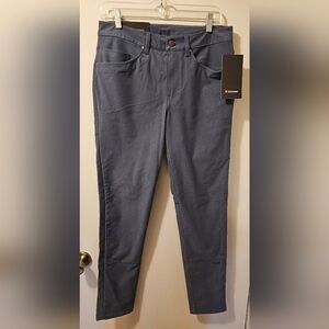 Men's Lululemon ABC Slim-Fit Pants Utilitech Fabric Iron Blue Size 31x34 NWT